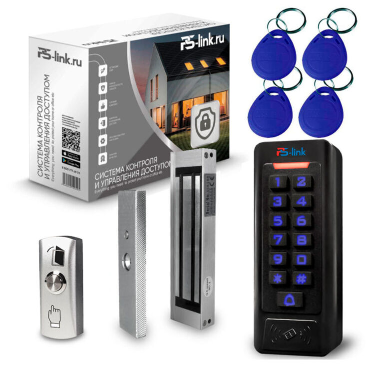 Система СКУД KIT-C1EM-180 / кодовая панель / RFID / замок 180