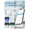 Выключатель света WIFI WF-E2 с Алисой, двухклавишный сенсорный, белый, совместим с Tuya