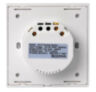 Выключатель света WIFI WF-E2 с Алисой, двухклавишный сенсорный, золотой, совместим с Tuya