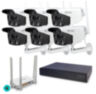 Комплект видеонаблюдения WIFI 5Мп KIT-XMS506RD-WIFI беспроводной, 6 камер для улицы, ночное видение, удаленный доступ