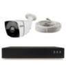 Комплект видеонаблюдения IP 2Мп KIT-C201IP 1 цифровая камера для улицы, с датчиком движения