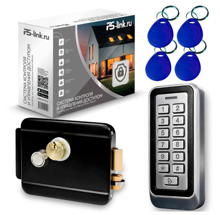 Система СКУД KIT-208C-B / кодовая панель / RFID
