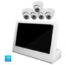 Комплект видеонаблюдения IP 2Мп KIT-A205IP-POE-LCD с POE питанием и монитором 10", 5 внутренних камер с ночной съёмкой