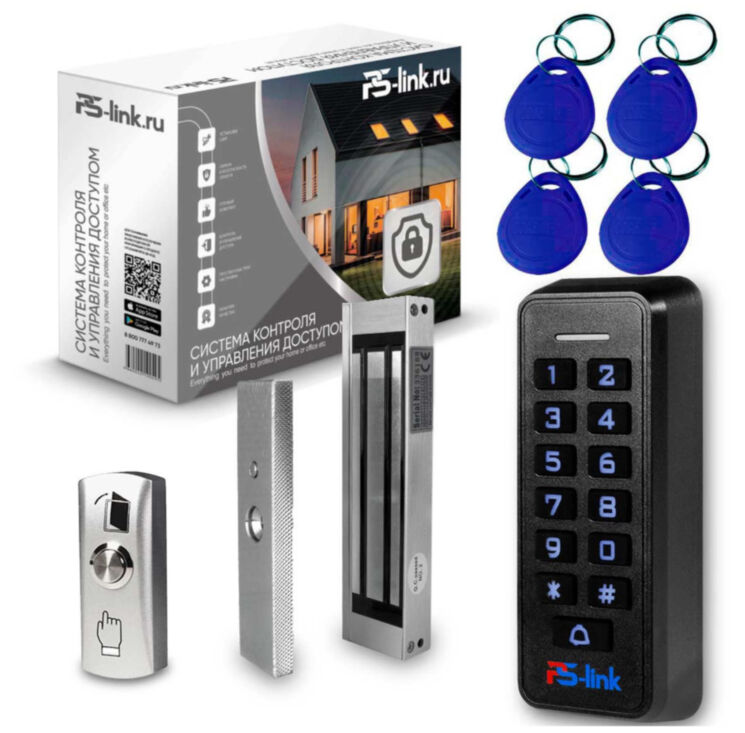 Система СКУД KIT-K33EM-180 / кодовая панель / RFID / замок 180