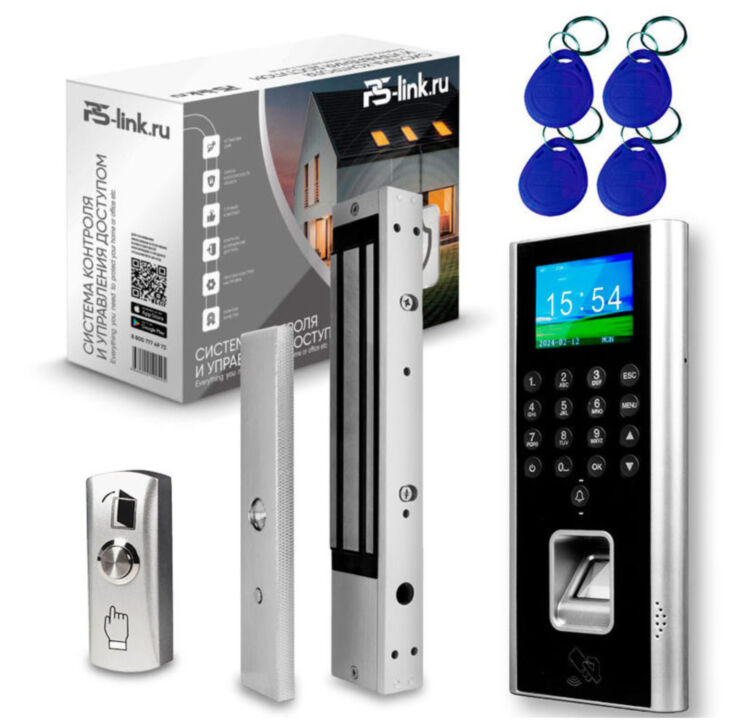 Система СКУД KIT-9700F-350 / детектор отпечатков / RFID