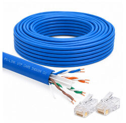 Кабель витая пара UTP4 cat.6 CU 20 метров UTP-CAT6-CU20