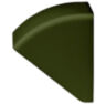 Козырек для звонка зеленый 85x65x75 мм