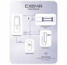 Комплект СКУД KIT-TB2EM-WP-350 эл. магнитный замок 350кг, сенсорная панель, RFID