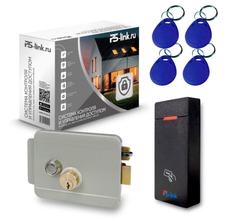 Система СКУД KIT-M010EM-WP-G / эл. механический замок / RFID