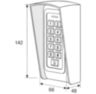 Козырек для панели доступа PS-208C-EMW медный PETG