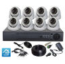 Комплект видеонаблюдения AHD 5Мп KIT-A508HDV 8 камер, антивандальный