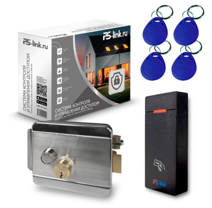 Система СКУД KIT-M010EM-WP-SSM / эл. механический замок / RFID