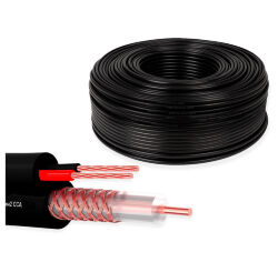 Кабель КВК KVK-CCA-2035-200 RG-59 + 2 x 0.35 кв.мм. 200м.