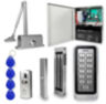 Система СКУД KIT-208C-180UPS с блоком резервного питания и доводчиком
