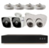 Комплект видеонаблюдения IP 2Мп KIT-B204IP-POE 2 камеры для помещения, 2 камеры для улицы, ночная съёмка, POE питание