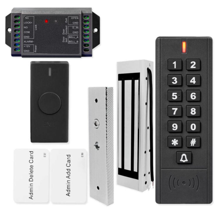 Система СКУД KIT-SK7-180 беспроводная с контроллером и замком 180 кг