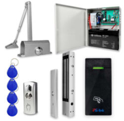 Система СКУД  KIT-M010EM-280UPS с блоком резервного питания и доводчиком