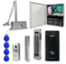 Система СКУД KIT-M010EM-180UPS с блоком резервного питания и доводчиком