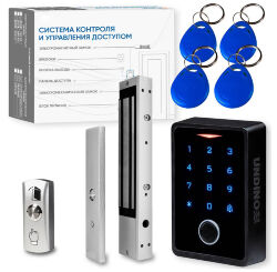 Комплект СКУД Undino KIT-ACP303EM-280 эл. магнитный замок 280кг, отпечаток пальца, WIFI
