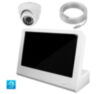 Комплект видеонаблюдения IP 2Мп KIT-A201IP-POE-LCD с POE питанием и монитором 10", 1 внутренняя камера с ночной съёмкой