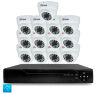 Комплект видеонаблюдения AHD 8Мп KIT-A813HD 13 камер для помещения, ночная съемка, датчик движения