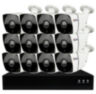 Комплект видеонаблюдения IP 8Мп KIT-C812IP-POE 12 камер с ночной съемкой для улицы, с датчиком движения, питание PoE