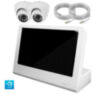 Комплект видеонаблюдения IP 2Мп KIT-A202IP-POE-LCD с POE питанием и монитором 10", 2 внутренние камеры с ночной съёмкой