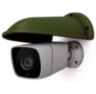 Козырёк для камеры видеонаблюдения Cover-LD большой, зеленый, с водоотведением