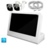 Комплект видеонаблюдения IP 2Мп KIT-C202IP-POE-LCD с POE питанием и монитором 10", 2 уличные камеры с ночной съёмкой