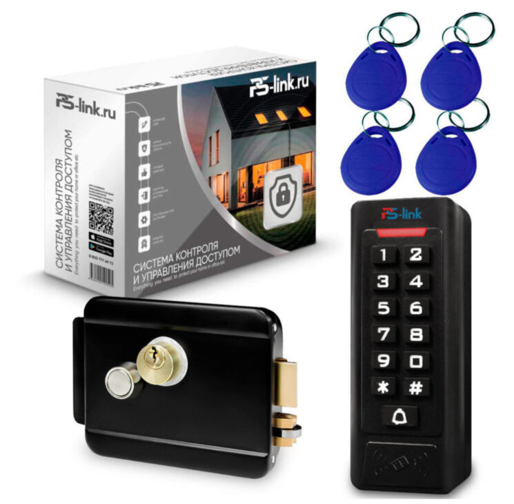 Система СКУД KIT-C1EM-W-B всепогодный контроллер, RFID 125кГц, WIFI