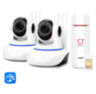 Комплект видеонаблюдения 4G 2Мп KIT-G90C2-4G 2 беспроводные камеры, для помещения