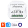 Реле освещения WIFI MS105B умное, с диммером, двухканальное