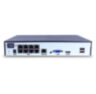 Комплект видеонаблюдения IP 2Мп Undino UD-EB208-POE 8 уличных камер с ночной съемкой, датчиком движения, питание PoE