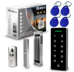 Система СКУД  KIT-T1202EM-WP-W-180 / эл. магнитный замок 180кг / кодовая панель / RFID / WIFI