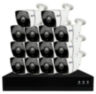 Комплект видеонаблюдения IP 8Мп KIT-C814IP-POE 14 камер с ночной съемкой для улицы, с датчиком движения, питание PoE