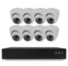 Комплект видеонаблюдения IP 2Мп KIT-A208IP-POE 8 камер с ночной съемкой для помещения, с датчиком движения, питание PoE